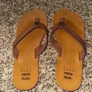 Billabong Tan Flip Flops